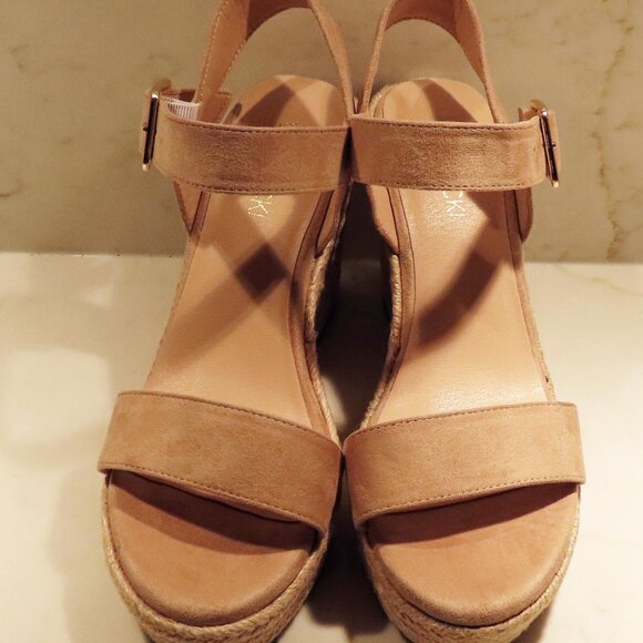 NEW Shoes Espadrilles 7.5 ladies woman Vicki Vicki Platform Hills - Picture 1 of 8